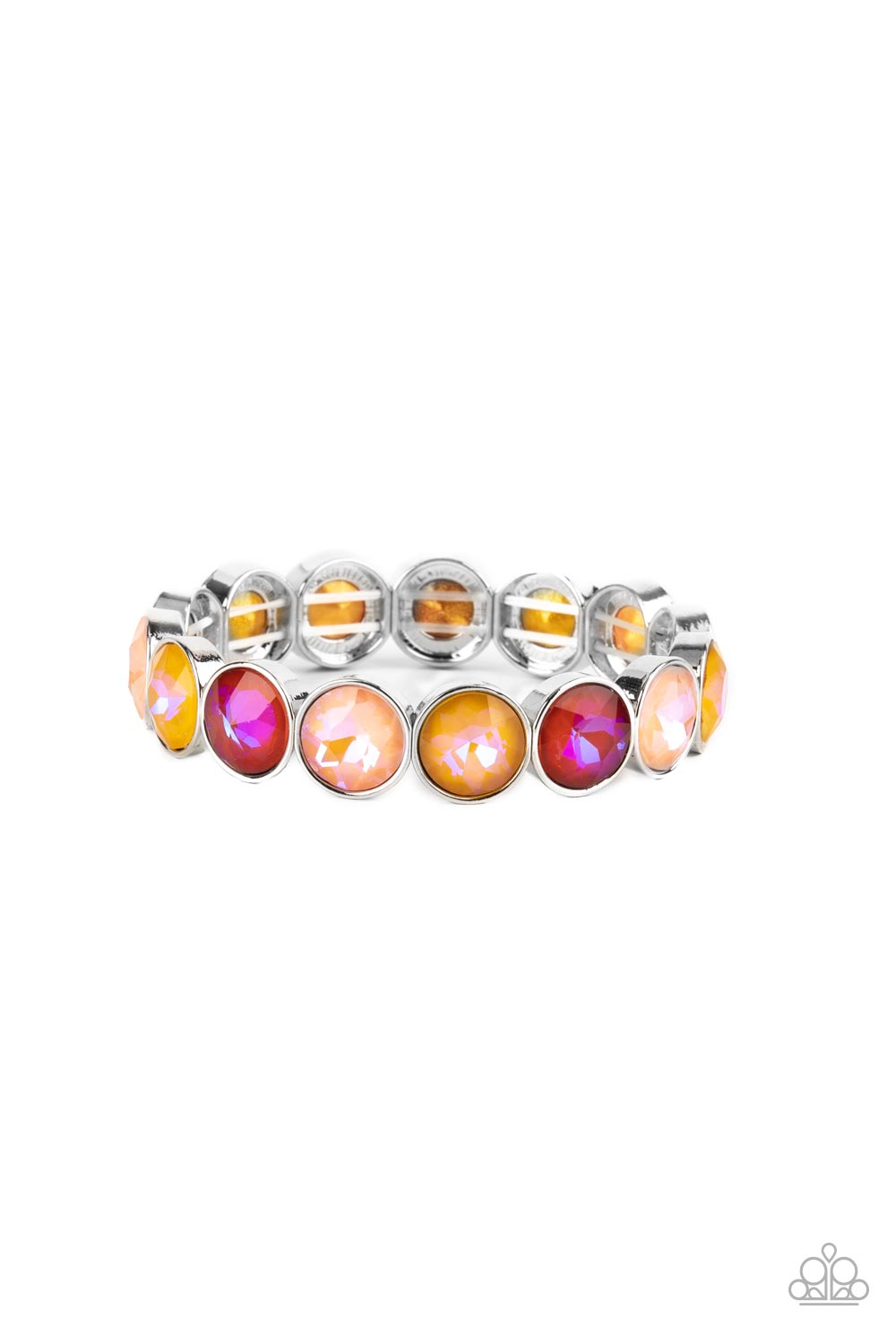 Paparazzi Radiant on Repeat - Orange Multi Bracelet