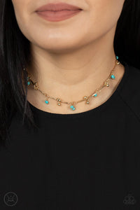 Sahara Social - Gold Necklace Paparazzi