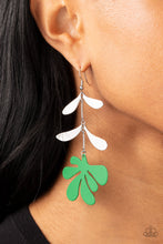 Load image into Gallery viewer, Paparazzi Palm Beach Bonanza - Green Earring
