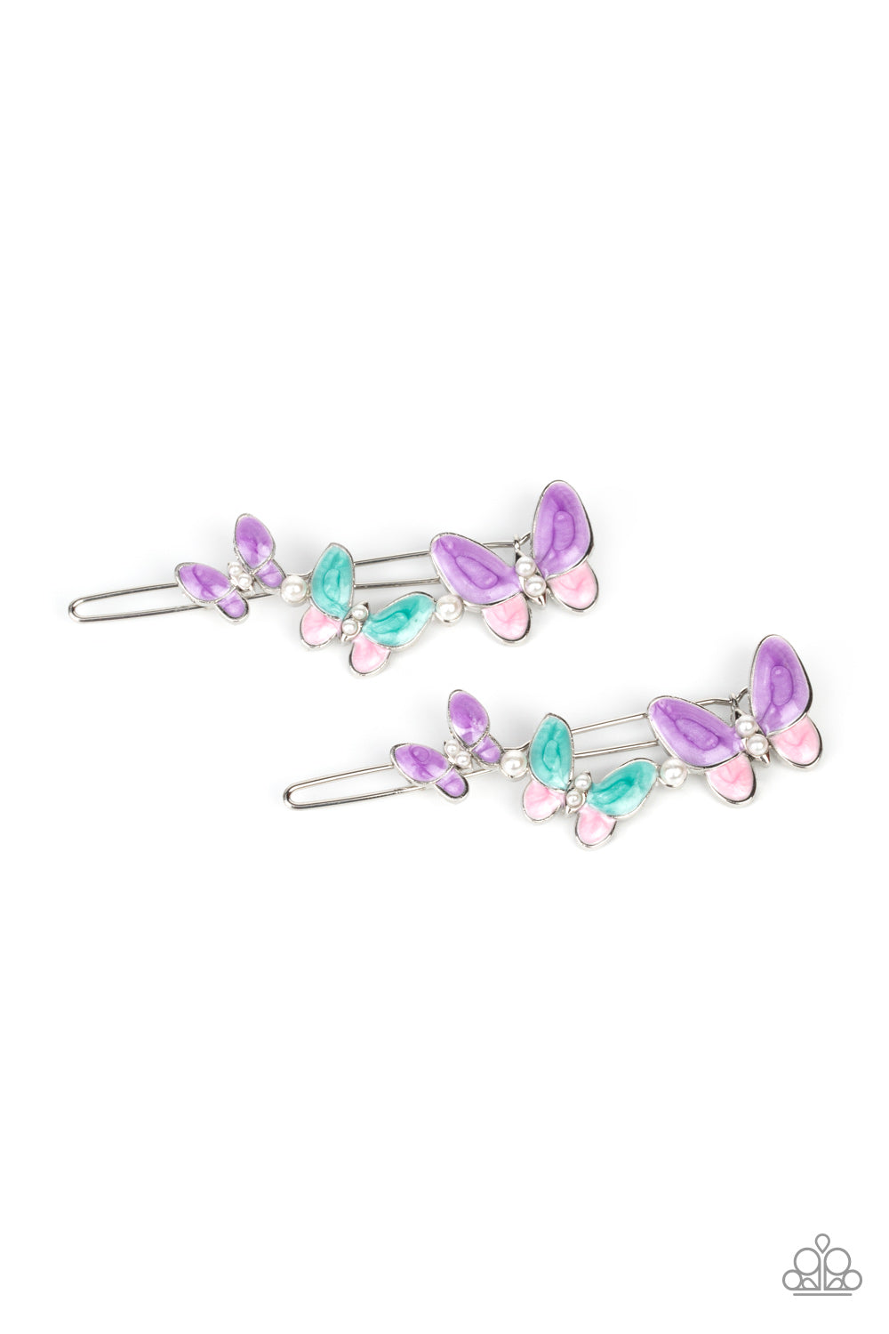 Paparazzi Bushels of Butterflies - Multi Hair Clip