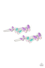 Load image into Gallery viewer, Paparazzi Bushels of Butterflies - Multi Hair Clip
