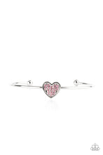 Load image into Gallery viewer, Heart of Ice - Pink Heart Bracelet Paparazzi
