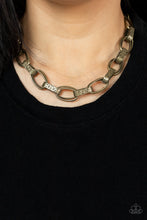 Load image into Gallery viewer, Paparazzi Motley In Motion - Brass Necklace
