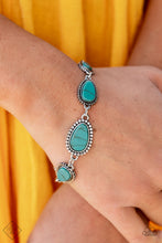 Load image into Gallery viewer, Paparazzi Elemental Exploration - Turquoise Bracelet
