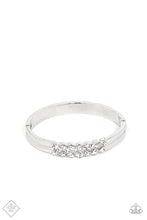 Load image into Gallery viewer, Paparazzi Doubled Down Dazzle - White Rhinestone Bracelet
