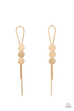 Load image into Gallery viewer, Bolo Beam - Gold Post Earring Paparazzi
