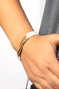 BEAD Bold - White Urban Bracelet Paparazzi