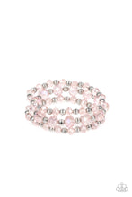 Load image into Gallery viewer, Eiffel Tower Tryst - Pink coil Bracelet Paparazzi
