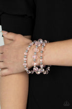 Load image into Gallery viewer, Eiffel Tower Tryst - Pink coil Bracelet Paparazzi
