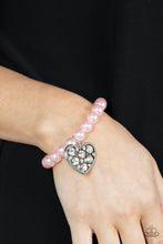 Load image into Gallery viewer, Paparazzi Cutely Crushing - Pink Pearl Bracelet
