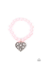 Load image into Gallery viewer, Paparazzi Cutely Crushing - Pink Pearl Bracelet
