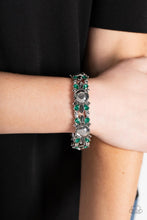 Load image into Gallery viewer, Paparazzi Definitively Diva - Green Bracelet
