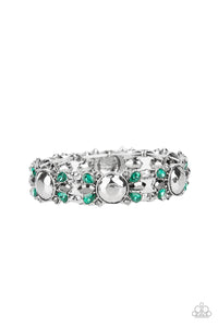 Paparazzi Definitively Diva - Green Bracelet