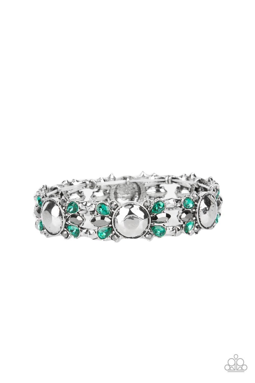 Paparazzi Definitively Diva - Green Bracelet