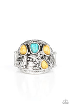 Load image into Gallery viewer, Paparazzi Down-To-Earth Detail - Yellow Stone Ring
