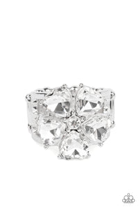 Paparazzi Minnesota Magic - White Rhinestone Ring