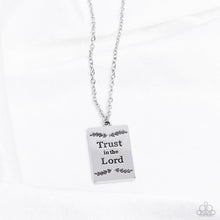 Load image into Gallery viewer, Paparazzi All About Trust - Silver Necklace
