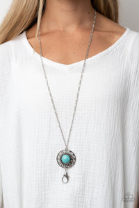 Paparazzi Sahara Suburb - Blue Stone Necklace