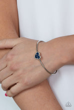 Load image into Gallery viewer, Heart of Ice - Blue Rhinestone Bracelet Paparazzi
