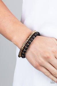 Catalina Marina - Black Bracelet Paparazzi