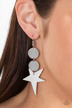 Load image into Gallery viewer, Paparazzi Star Bizarre - Silver Earring
