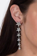 Load image into Gallery viewer, Paparazzi Americana Attitude - White Earring
