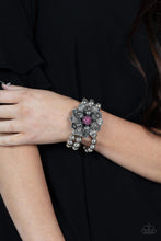 Load image into Gallery viewer, Paparazzi Botanical Bravado - Pink Bracelet
