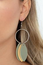 Load image into Gallery viewer, Paparazzi Leafy Laguna - Multi Leather Earring
