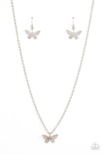 Load image into Gallery viewer, Flutter Love - Pink Butterfly Necklace Paparazzi
