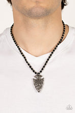 Load image into Gallery viewer, Get Your ARROWHEAD in the Game - Black Necklace Paparazzi
