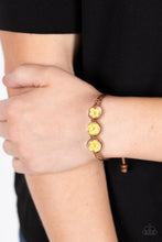 Load image into Gallery viewer, Paparazzi Prairie Persuasion - Yellow Urban Bracelet
