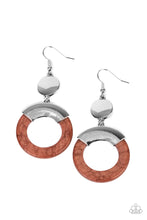 Load image into Gallery viewer, Paparazzi ENTRADA at Your Own Risk - Brown Earring
