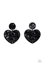 Load image into Gallery viewer, Just a Little Crush - Black Earring Papaprazzi
