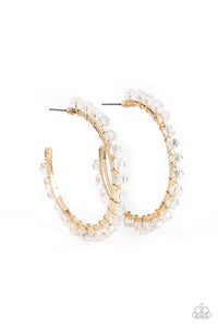 Paparazzi Halo Hustle - Gold Hoop