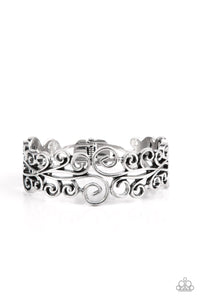 Paparazzi Dressed to FRILL - Silver Bracelet