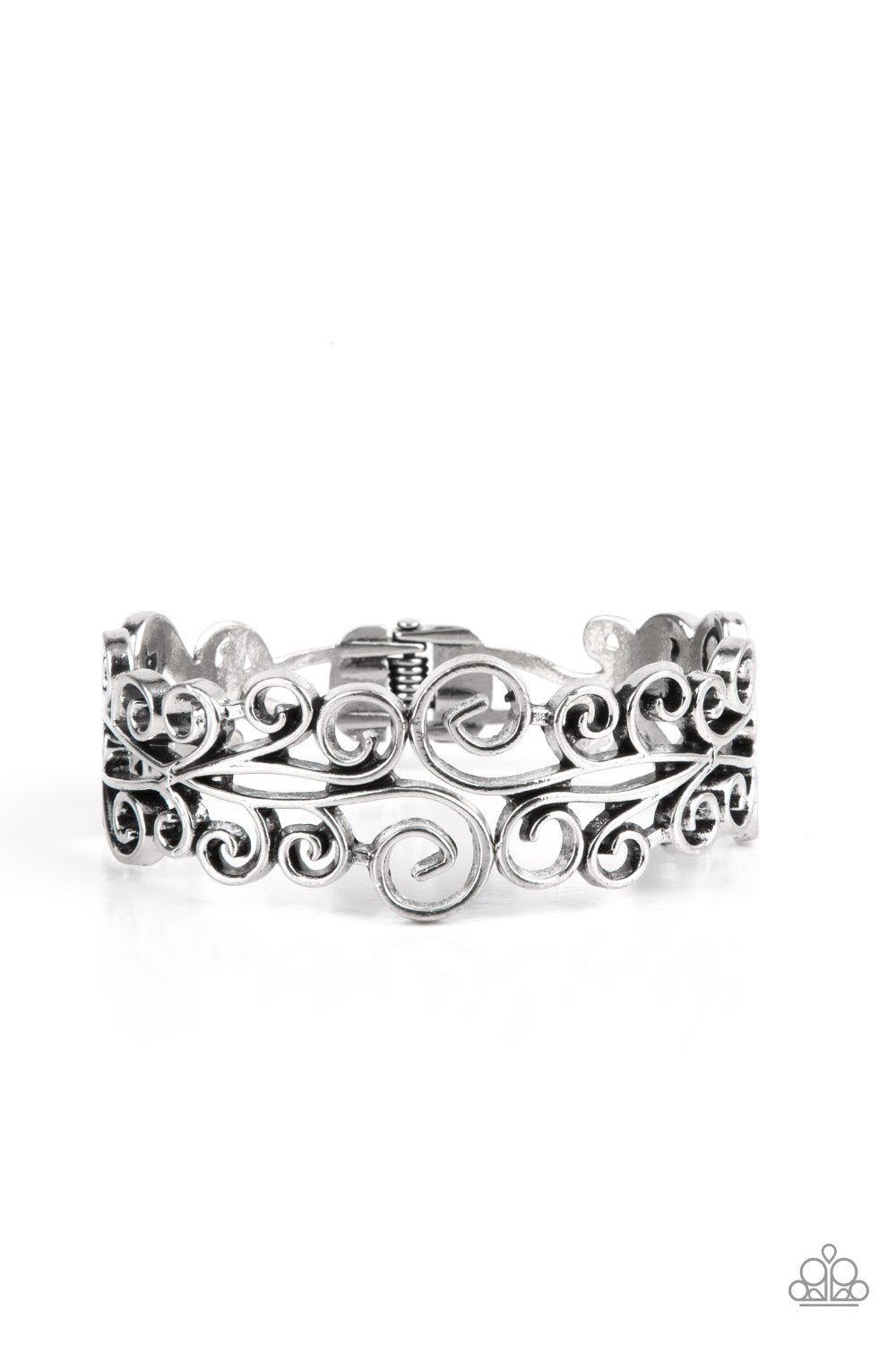 Paparazzi Dressed to FRILL - Silver Bracelet