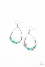 Load image into Gallery viewer, Come Out of Your SHALE - Blue Stone Earring Paparazzi
