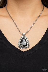 Artisan Adventure - Black Stone Necklace Paparazzi