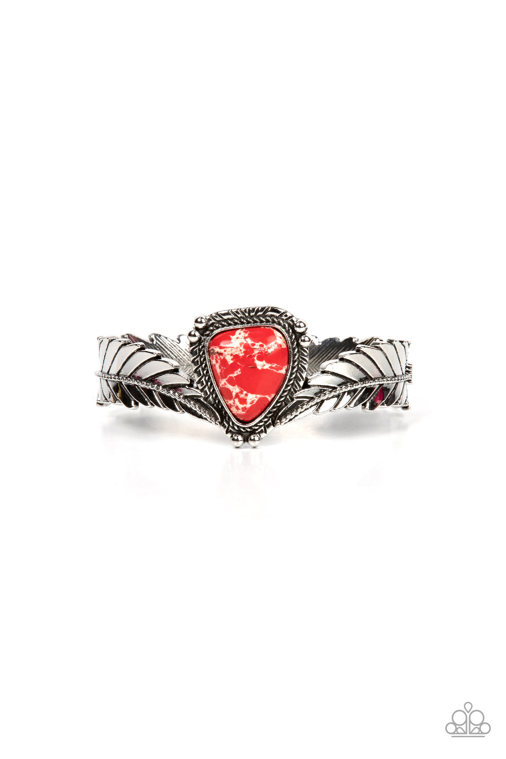 Paparazzi Desert Roost - Red Stone Bracelet