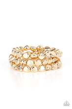 Load image into Gallery viewer, HAUTE Stone - Gold Bracelet Paparazzi
