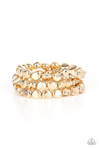 HAUTE Stone - Gold Bracelet Paparazzi