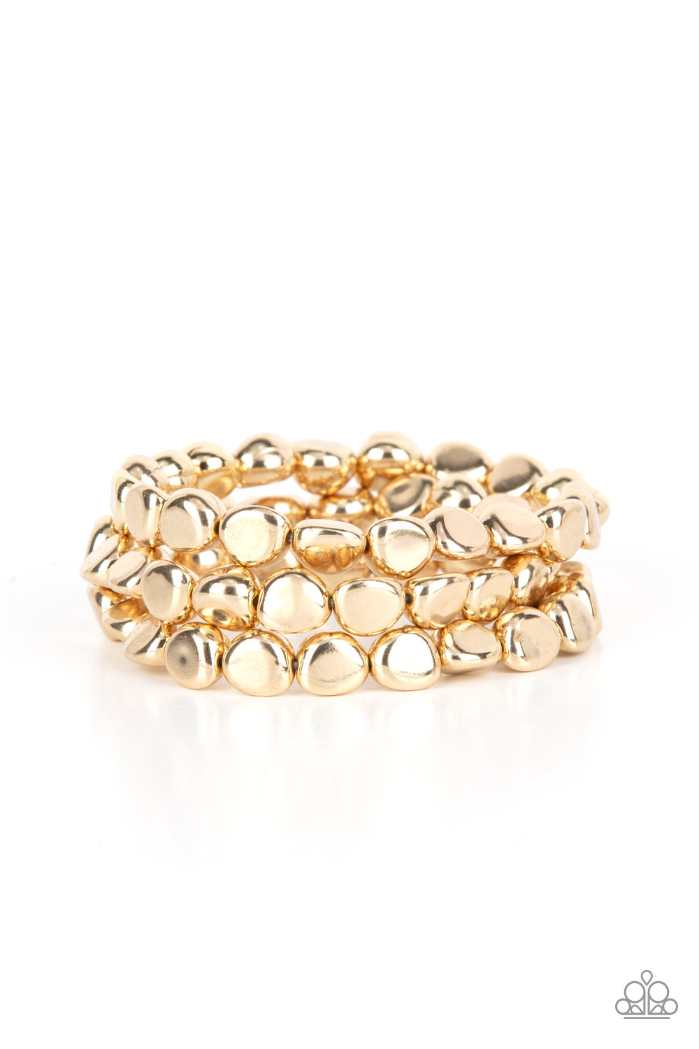 HAUTE Stone - Gold Bracelet Paparazzi