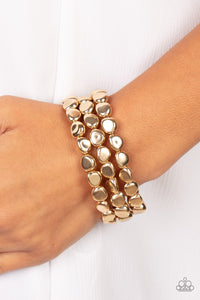 HAUTE Stone - Gold Bracelet Paparazzi