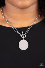 Load image into Gallery viewer, Paparazzi Tag Out - Silver Necklace
