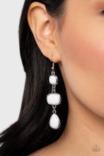 Load image into Gallery viewer, Paparazzi Fashion Frolic - White Earring
