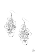 Load image into Gallery viewer, Paparazzi Head Rush - White Rhinestone Earring
