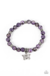 Butterfly Nirvana - Purple Bracelet Paparazzi