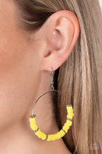 Load image into Gallery viewer, Paparazzi Layered - Yellow Earring
