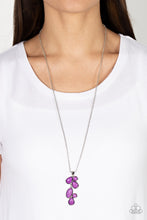 Load image into Gallery viewer, Paparazzi Wild Bunch Flair - Purple Stone Necklace

