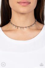 Load image into Gallery viewer, Paparazzi Bringing SPARKLE Back - Black Choker Necklace
